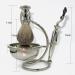 NSNT Exquisit Men's Shaving Brush Set - Alloy & Natural Roof Hair - Silver Safety & Soap Cup Holder | 15x16cm - Buy Online on GoSupps.com