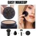Mushroom Head Foundation Air Cushion CC & BB Cream - Moisturizing Concealer & Bright Makeup Base with Sponge (Ivory) | Shop Internationally Now! - Buy Online on GoSupps.com