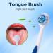 Tongue Brush 6 Pack - Effective Tongue Cleaner for Adults & Kids | Essential Oral Hygiene Tool - Buy Online on GoSupps.com