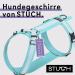 Stuch Dog Harness - Adjustable Padded Nylon for Small Medium & Large Dogs | Turquoise Color Size S - Buy Online on GoSupps.com