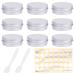 9 pieces jars jars 20ml jars with lids lip balm jars jars cream jars empty 9 x 20ml