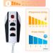Foot Warmer - Double-Side Heating Electric Heated Foot Warmers for Men and Women Foot Heating Pad with 6 Levels Temp and 4 Timers (L) - Buy Online on GoSupps.com