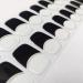 DMQ Semi Cured Gel Nails Strips 22 Stickers Black French Nail Wraps Soft Self-Adhesive Gel Nail Stickers Long-Lasting Nail Gel Strips for Women Girls Nails Manicure - UV/LED Lamp Required - Buy Online on GoSupps.com