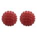 Ligustrum 2x PU foam shock fascia ball muscle relaxation fitness massage ball waterproof and easy to clean healthcare ball-red
