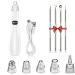 Blackhead Extractor Blackhead Remover Skin Tag Removal Kit with 5 Probes Pore Extractor Portable Pimple Extractor Rechargeable USB Port 3 Speeds Control for Women and Men White - Buy Online on GoSupps.com
