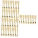 Baluue 50 Pcs Mask Spoon Mini Mask Applicator Face Cream Applicator Mini Skin Care Spatula Makeup Minis Abs 6X1X0.3CMx5pcs Goldenx5pcs