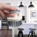 2 Pcs Stainless Steel Scrubber with Handle and 2 Pcs Dish Brush Steel Wool Scrubber Pot Scrubbers for Kitchen Dish Scrubber Brush 2 Style Dish Scrub Brush. (Gray Blue) - Buy Online on GoSupps.com