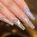 Glitter Neon Nude Gel Nail Polish 15ML - Soak Off Art Manicure Salon DIY - B1036-Glitter Champagne - Buy Online on GoSupps.com