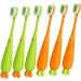 Minkissy 30-Pack Carrot Toothbrushes for Kids - Fun & Colorful Children's Oral Care Travel Brushes - Buy Online on GoSupps.com