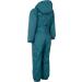 Trespass Children's Unisex Button Rain Suit 6-12 Teal - Waterproof Kids Outdoor Overalls - Buy Online on GoSupps.com