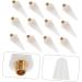 DOITOOL 12pcs Point Drilling Pen Wax Head Wax Replacement Tips Rhinestone Kit for Teeth Jewlery Wax Picker Small Mirrors for Crafts Transparent Glasses Case Jewelry White Nail Dot Pen - Buy Online on GoSupps.com