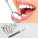 Abusun Anti Fog Dental Mirror LED Oral Care Mirror with 5 Replacement Mirror Tips