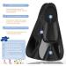 WACOOL Adult Short Blade Fins for Snorkeling and Diving - Black Large - Buy Online on GoSupps.com