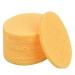 10 pieces of face cleaning 8cm removal of the cosmetics sponges sponges face sponge for make-up distant facial care (yellow) (oval)