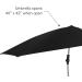 Sport-Brella Versa-Brella SPF 50+ Adjustable Umbrella with Universal Clamp - Premium Sun Protection | Black | Ships Internationally - Buy Online on GoSupps.com