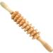 15-Inch Muscle Roll Rod - Wood Massage Tool with 9 Rollers for Deep Tissue Body Sculpting & Therapy - Buy Online on GoSupps.com