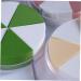 Set of 2 triangle make-up sponge make-up powder puff make-up for the face face sponge face powder make-up wedges powder dry touch wet and dry