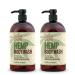 Dead Sea Collection Hemp Body Wash with Dead Sea Minerals to Hydrate and Calm your skin Set of 2 (33.8 fl.oz each) total of 67.6 fl.oz