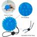 Hand Trainer Hedgehog Ball - Elastic Strap Finger Strength Training & Massage Therapy - Dark Blue - Buy Online on GoSupps.com