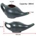 Leak Proof Durable Porcelain Ceramic Neti Pot 300ml - Olive Green | Natural Sinus Treatment | Microwave & Dishwasher Safe - Buy Online on GoSupps.com