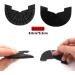 GOETOR Heel Plates for Sneakers 2 Pairs - Black Self-Adhesive Sole Repair Plates | Size 9.5-10.5 - Buy Online on GoSupps.com