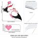 Buy Rattierch Baby Pink Stork Rattle Set - Perfect for Newborn Birth - Double-Sided Print with Wooden Stick & Name Tag Greeting Card - Buy Online on GoSupps.com