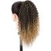 Light Blonde Afro Kinky Curly Drawstring Ponytail for Black Women - Clip-in Hair Extension - Buy Online on GoSupps.com