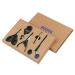 Booms Fishing TK2 5pcs Fishing Tool Kit Saltwater, Stainless Steel Fishing Accessories, Fishing Gift Combo: Split Ring Pliers, Fishing Scissor, Hemostat Plier, Lures Tuning Tool, Fly Fishing Retractor