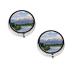 (Grand Teton National Park) Round Pill Box 3 Compartment Pill Box Mini Decorative Pocket Purse Portable Travel Medicine Tablet Vitamin Holder Organizer Pill Case