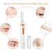 Buy Rechargeable Eyebrow Trimmer & Facial Hair Remover - Women's Electric Shaver for Peach Fuzz & Upper Lip | International Shipping Available - Buy Online on GoSupps.com