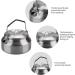 ThousWinds 1L Camping Kettle - Stainless Steel Tea Coffee Pot for Outdoor Hiking - Lightweight & Durable - Buy Online on GoSupps.com