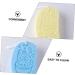 Healeved 4pcs Bath Sponge Set - Portable Baby Body Scrubber & Shower Tool - Child Household Bath Accessory - Sponge Brush 13x7cm - Buy Online on GoSupps.com