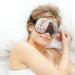 Light-Blocking Sleep Mask - Cute Bear & Bunny Eye Masks for Women | Comfortable & Soft Blindfold Eye Cover with Adjustable Strap for Men | Flower Design - Color 3 - Buy Online on GoSupps.com