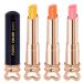 KTouler 3 Pcs Color Changing Lipstick Lip Balm  Magic Non-Stick Cup Long Lasting PH Waterproof Moisturizing Temperature Crystal Jelly Lip Stain Makeup Gift Set for Girls and Women