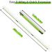 MoKo Golf Alignment Stick Set - 48 Collapsible Rods for Aiming, Putting & Posture - Golf Training Aid with Tube Case - Green - Buy Online on GoSupps.com
