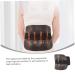 Belt Straps for Men | Leather Back Brace Support - Unisex Lumbar Protector | Durable Waist Supporter 86x25x2cm Brown - Buy Online on GoSupps.com