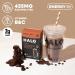 HALO Iced Mocha Latte Energy Drink Powder | Healthy Coffee Mix with Electrolytes Caffeine Vitamins - 20 Calories Keto-Friendly - 12 Sticks - Buy Online on GoSupps.com