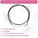 Selizo 50Pcs Satin Silk Necklace Cord - 18 Inch Black with Lobster Clasp for Jewelry Making and Beading - Buy Online on GoSupps.com