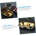 LIFKOME 6 Pcs Seasoning Dish Appetizer Dessert Plate Two Compartment Food Container Sauce Bowl Kitchen Dish Tool Chip and Dip Gold Cups Vinegar Dish Japanese and Korean 304 Stainless Steel 20x8cmx2pcs Goldenx2pcs - Buy Online on GoSupps.com