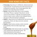 Antonio's 500g Raw Certified Organic Lavender Honey - Pure Natural Honey/The Raw Honey Shop - Buy Online on GoSupps.com