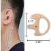 Buy TWAYRDIO Left Ear Earmold - Medium Replacement Earplug for Two Way Radio - 5 Pack Beige | International Shipping Available - Buy Online on GoSupps.com
