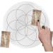 Humdcdy Round Pendulum Board | Star Pendulum & Dining Rod | Crystal Energy Divination for Living Room | Metaphysical Message Board - Buy Online on GoSupps.com