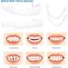 Buy Wttfc 2 Pairs Denture Teeth - Comfortable Instant Veneers for Men & Women | Teeth Whitening & Smile Enhancement - Buy Online on GoSupps.com
