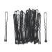 Short Black Wavy Hairpins 4.5 cm - Glitz4Girlz | Stylish Hair Accessories for Any Occasion - Buy Online on GoSupps.com