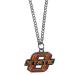 Siskiyou Sports NCAA Chain Necklace with Small Charm, 20" Oklahoma State Cowboys