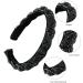 scicent Black Headband Fashion Padded Hair Band Rhinestone Headbands Crystal Head Band Wedding Hair Accessories for Women Girls Hair Decoration for Daily Wearing Make Up Party - 26803 - Buy Online on GoSupps.com