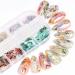 Ownsig Seashell Nail Art Glitter Slices - 3D Abalone Shell Fragments for DIY Nail Design in Dark Color - Buy Online on GoSupps.com