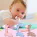3-Pack Giraffe Silicone Baby Teethers | Safe Toddler Toy for 6-Month-Olds | Chewable & Fun - Buy Online on GoSupps.com