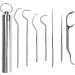 Stainless Steel Toothpicks Set - 7pcs Portable Dental Picks for Home & Travel - Buy Online on GoSupps.com