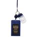 Wearable Navy ID Card PocketBac Holder- White Barn BBW